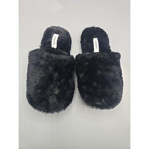 Athleta Morro Black Cozy Winter Cusion Slippers (Mens‎ 7) Womens 8.5 (Kids 5.5y)